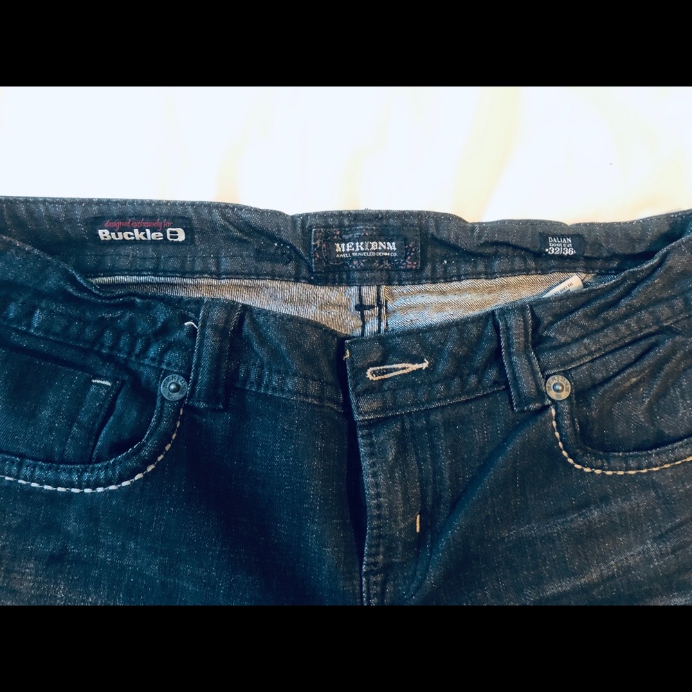 BLACK BUCKLE JEANS - Picture 3 of 7